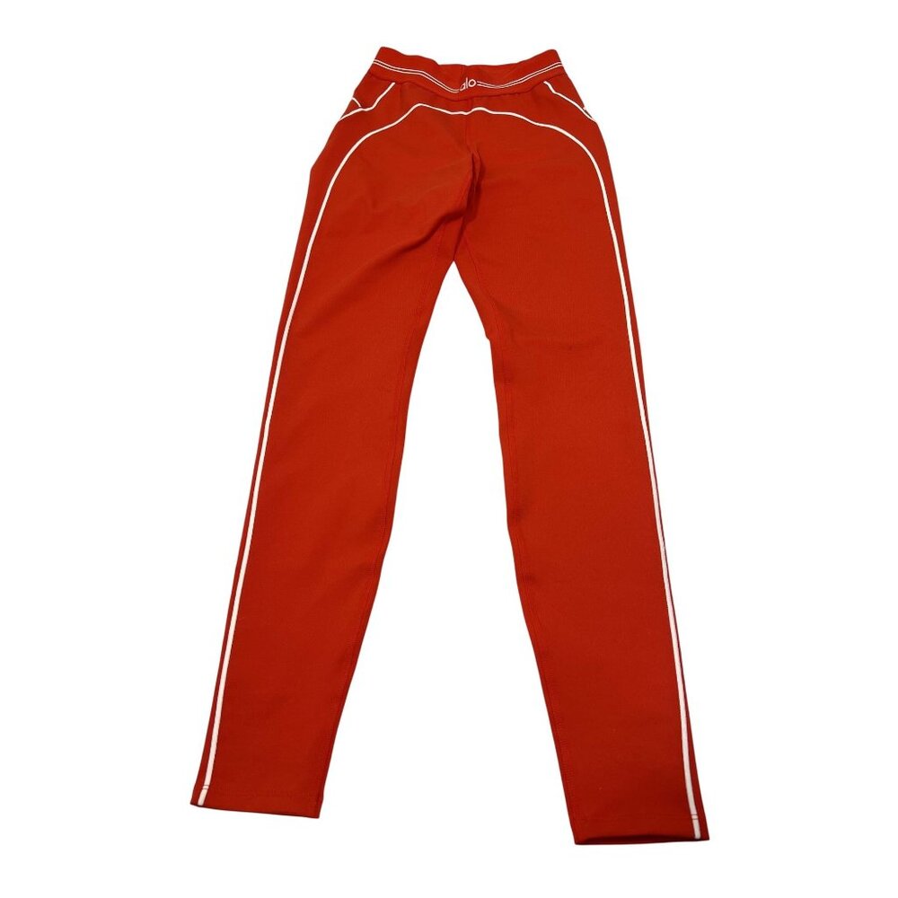 ALO Yoga Airbrush High Waist Heart Throb Leggings in Bright Red